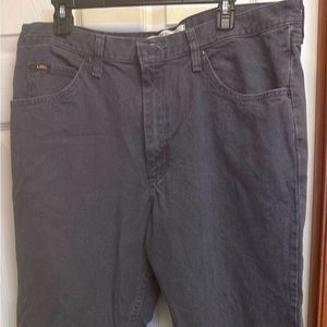 Mens Grey Denim Jeans